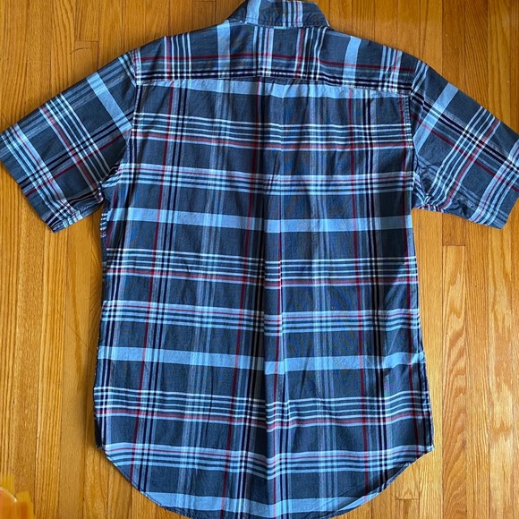 NAUTICA STRIPED BUTTON DOWN POLO SHIRT - Picture 2 of 3